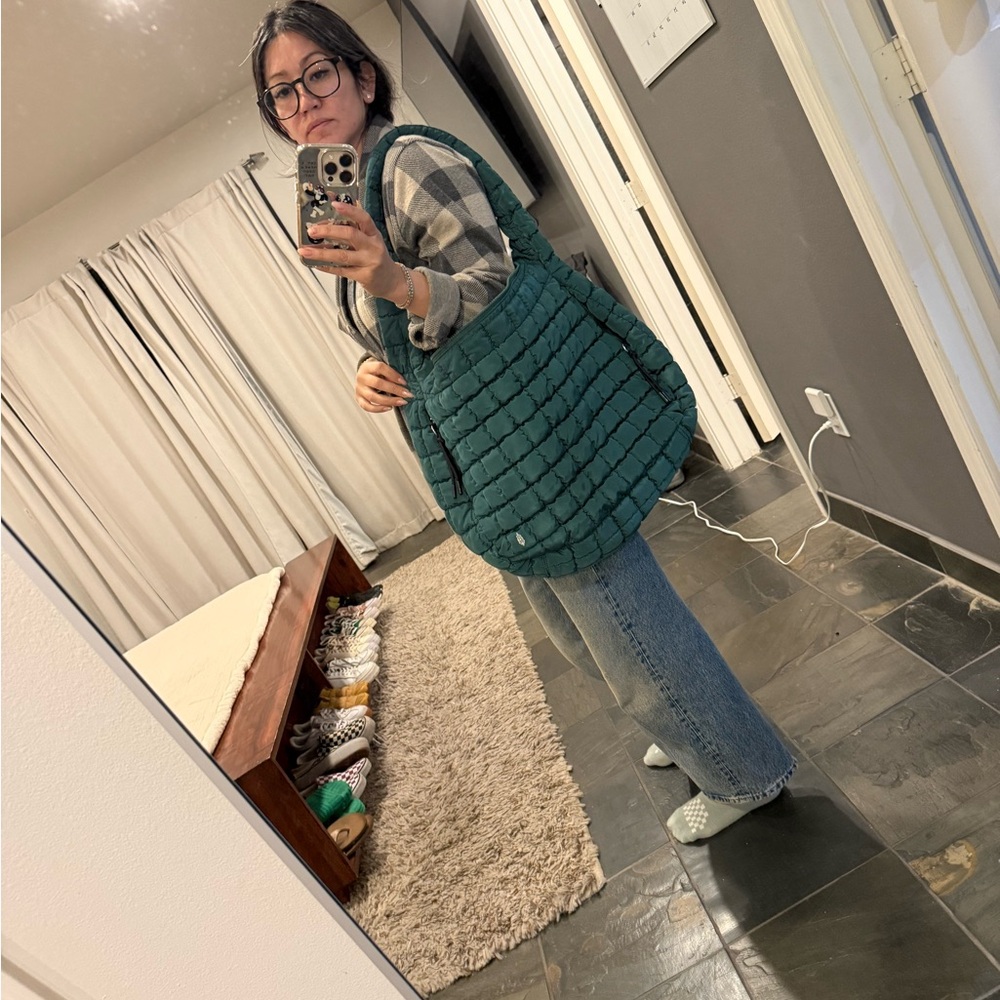 Free people Women's Green Quilted bag